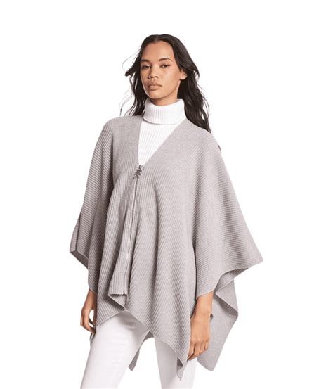 michael kors pancho|ribbed poncho.